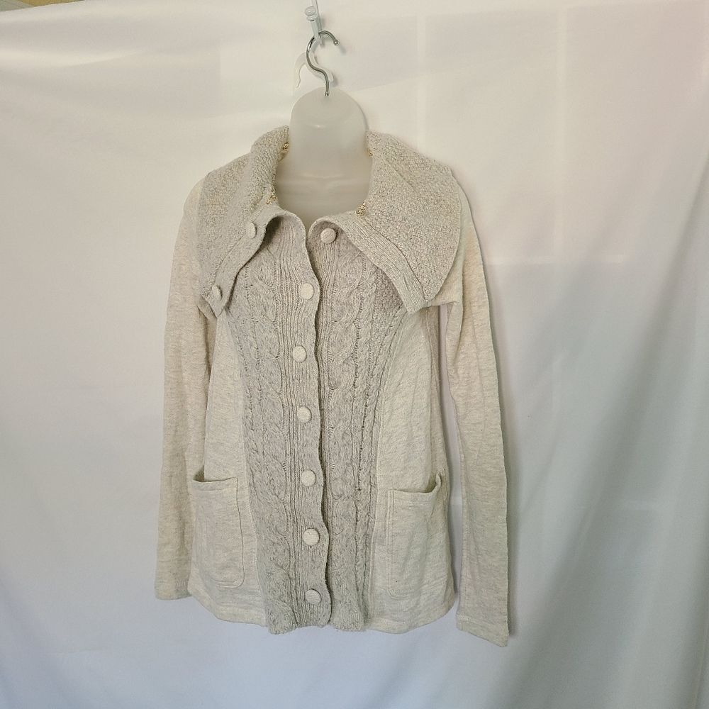 Anthropologie | Northam Cottage Wool Blend Cardigan Sz M